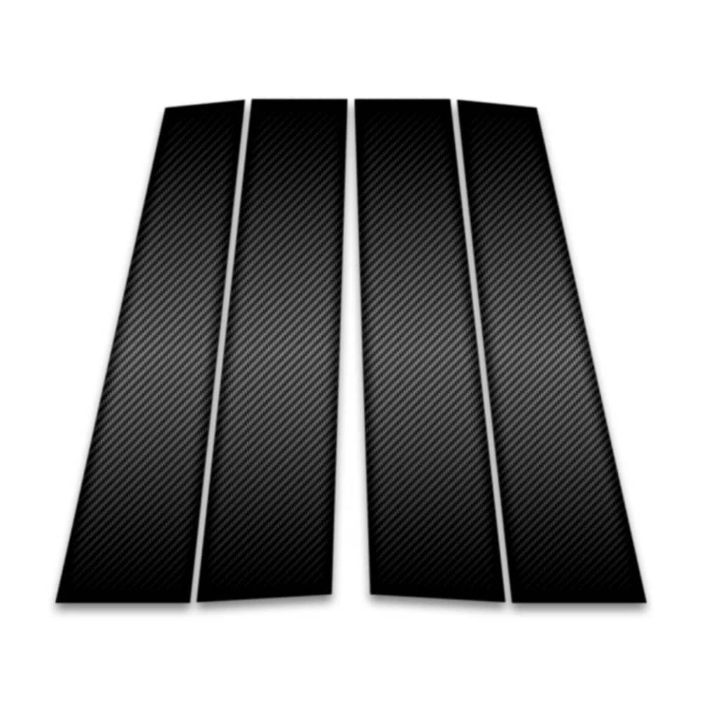 4pc Carbon Fiber Pillar Post Covers for 2007-2009 Saturn Aura