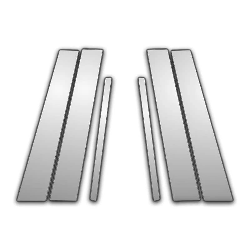 6Pc Chrome Pillar Post Covers For 03-06 infiniti G35 - Upgrade Your Auto P3701