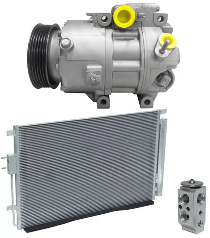 AC Compressor Kit With Condenser for Kia Sorento 3.3L (2017–2019)