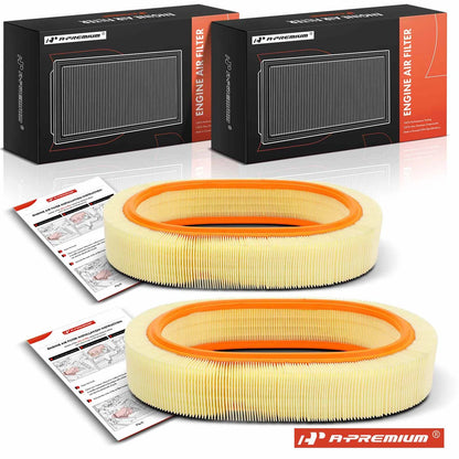 2X Engine Air Filter for Mercedes-Benz 380SE 500SEC 500SEL (1984–1985)