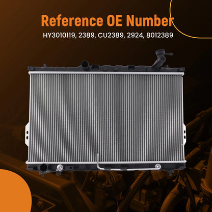 Aluminum Radiator for Hyundai Santa Fe (2001–2006)