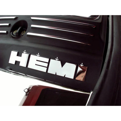 Polished Stainless 'HEMI' Engine Shroud Letters Set for 05-10 Charger/Magnum/300