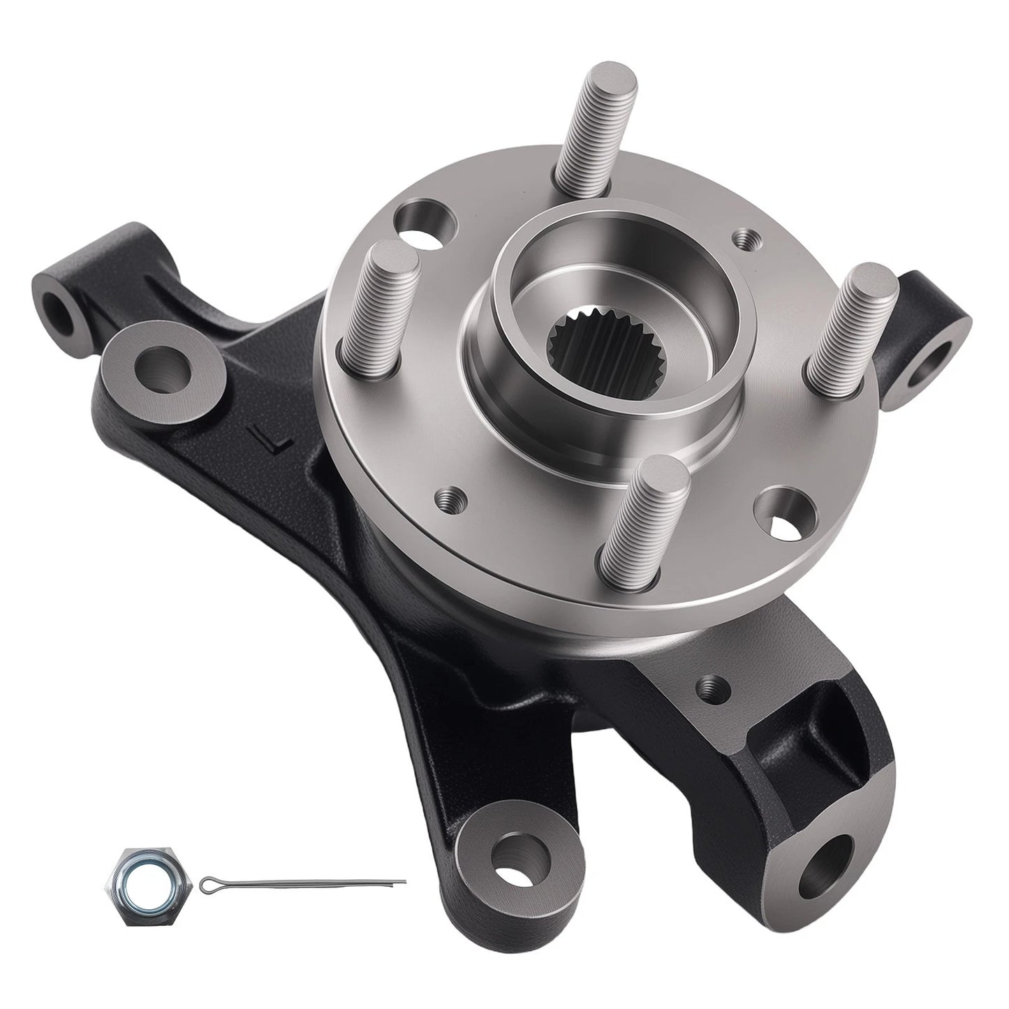Driver Side Steering Knuckle Wheel Hub for Chevrolet Aveo Sedan (2004–2011)