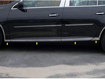 8pc. Luxury FX Stainless 1 3/8' - 2 1/8' Rocker Trim for 13-15 Chevy Malibu Ltd
