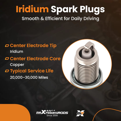 Iridium Plugs for Honda CR-V 2.4L (2002–2009)