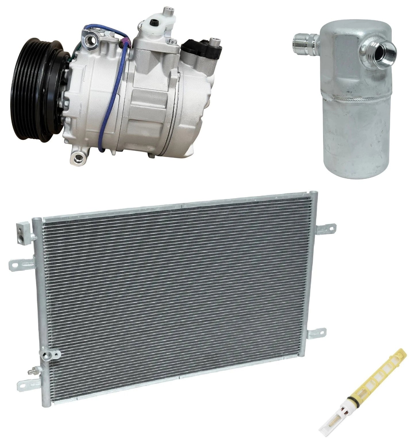AC Compressor Kit With Condenser for Audi RS6 4.2L (2004–2004)