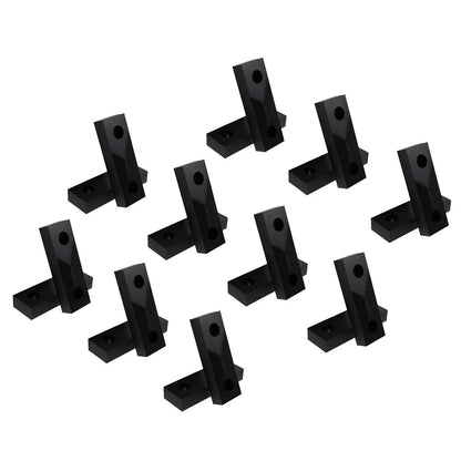 (10 Packs) Machined Aluminum Soft Jaws for Kurt 6" Vises (6x2x1") 