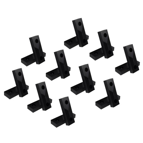 (10 Packs) Machined Aluminum Soft Jaws for Kurt 6" Vises (6x2x1")