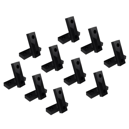 (10 Packs) Machined Aluminum Soft Jaws for Kurt 6" Vises (6x2x1") 