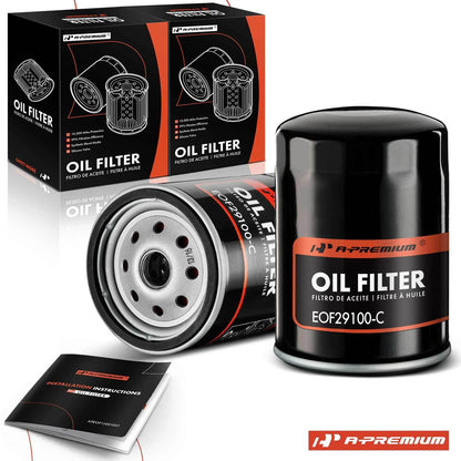 2X Engine Oil Filter for Silverado 2500 HD 2001–2019 Silverado 3500
