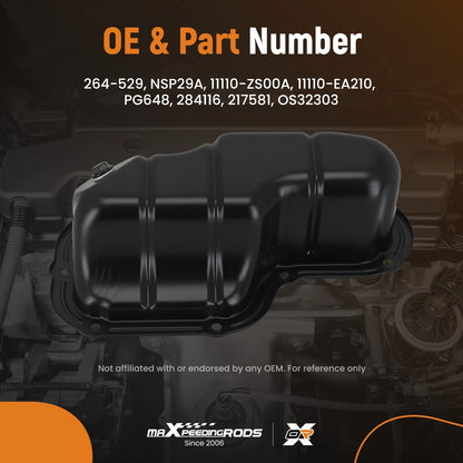 Engine Oil Pan for Nissan Pathfinder V6 4.0L (2005–2012) Steel NSP29A