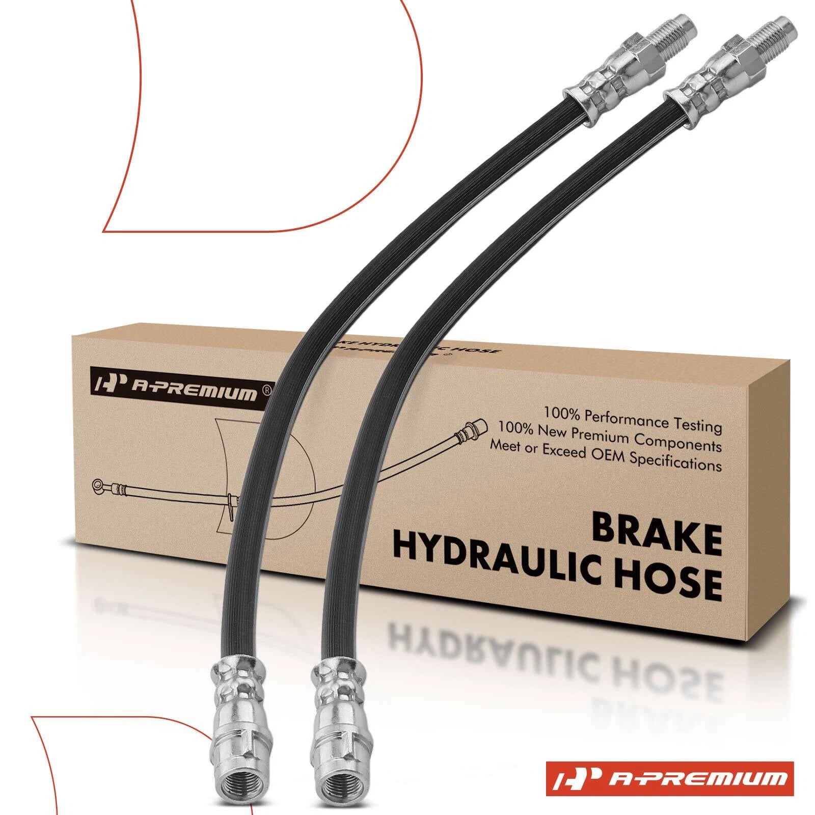 2X Rear Brake Hydraulic Hose for Mercedes-Benz C220 C230 C240 E300 (1996)