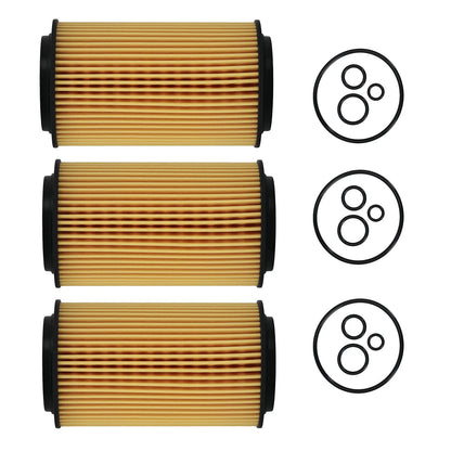 3PCS Oil Filters for Mercedes-Benz E-Class W212 W211 (2009–2018)