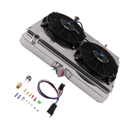 Aluminum Radiator Fan Shroud Relay Kit for Ford Mustang V8 (1968–1968)