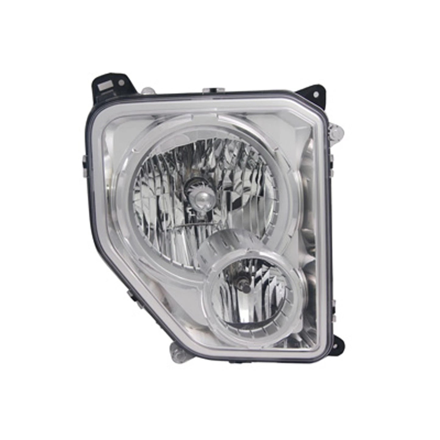 Replacement Chrome Passenger Side Head Light Assembly w/Fog Lights