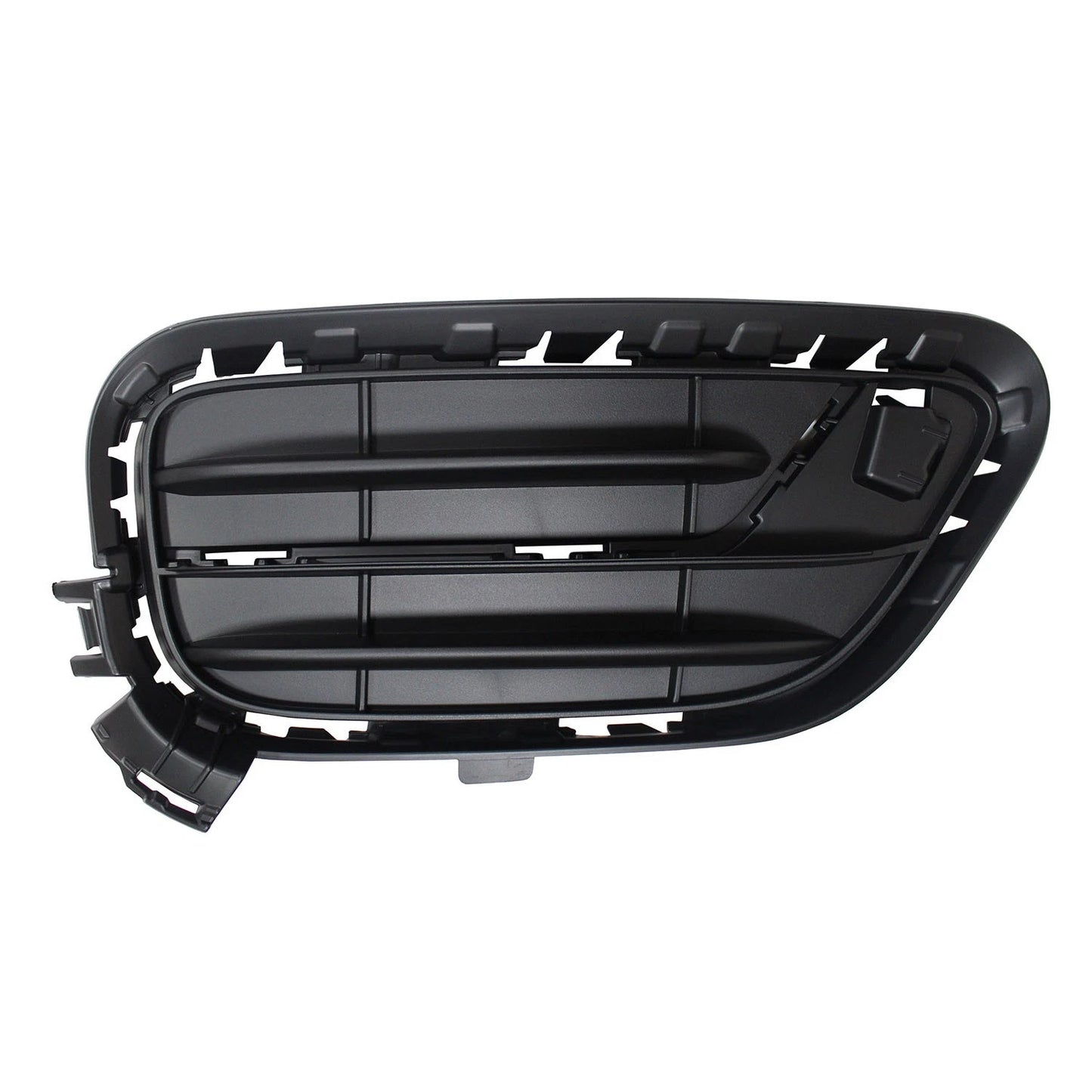 Replacement Black Textured Plastic Front Passenger Lower Bumper Cover Grille