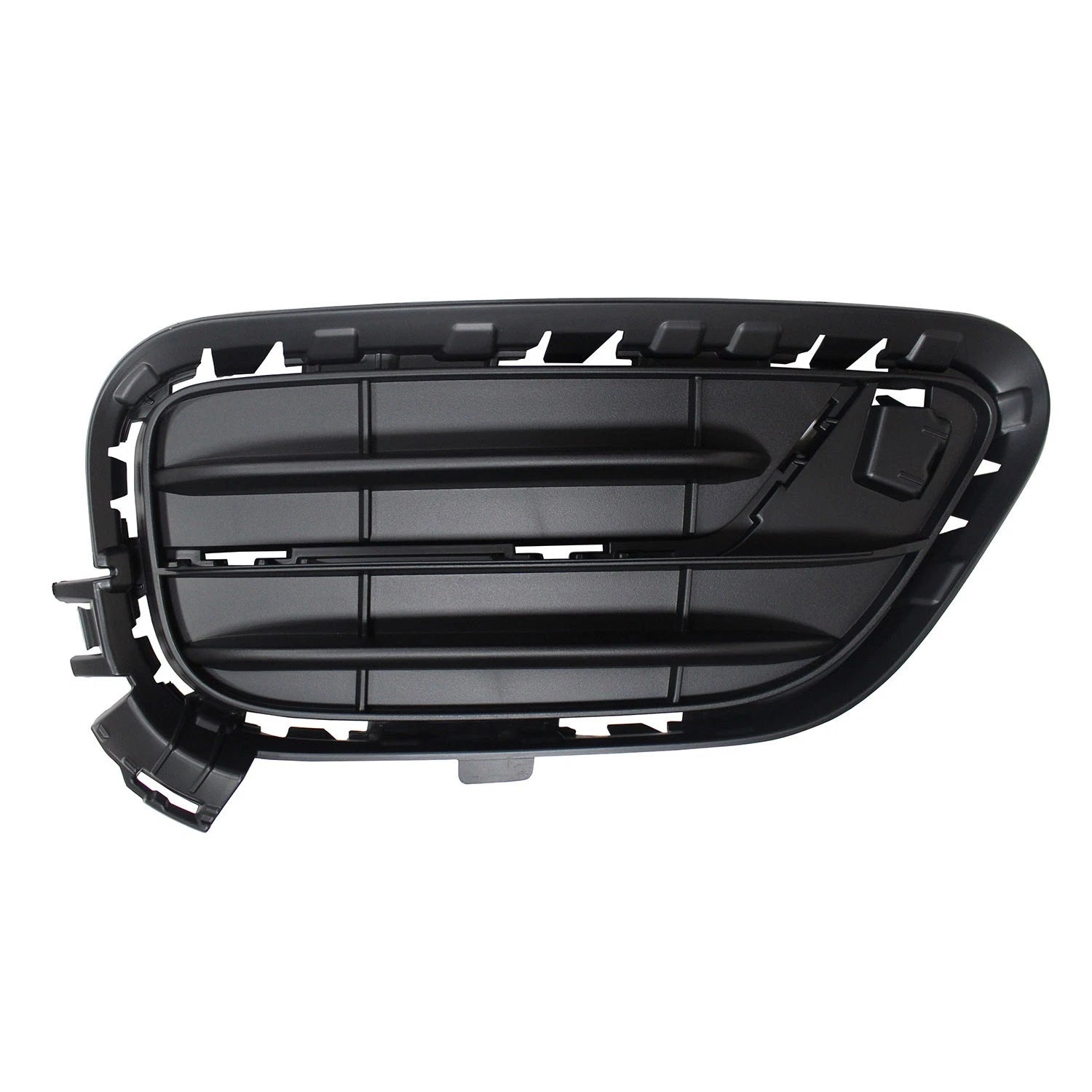 Replacement Black Textured Plastic Front Passenger Lower Bumper Cover Grille