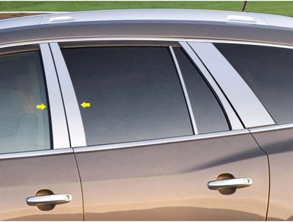 4pc. Luxury FX Chrome Pillar Post Set for 2008-2017 Buick Enclave