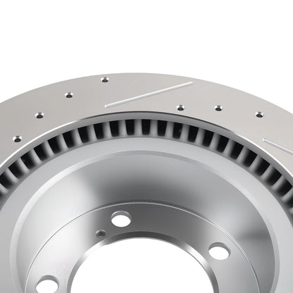 Front Drilled and Slotted Brake Rotors for Toyota Tundra (2007–2021)