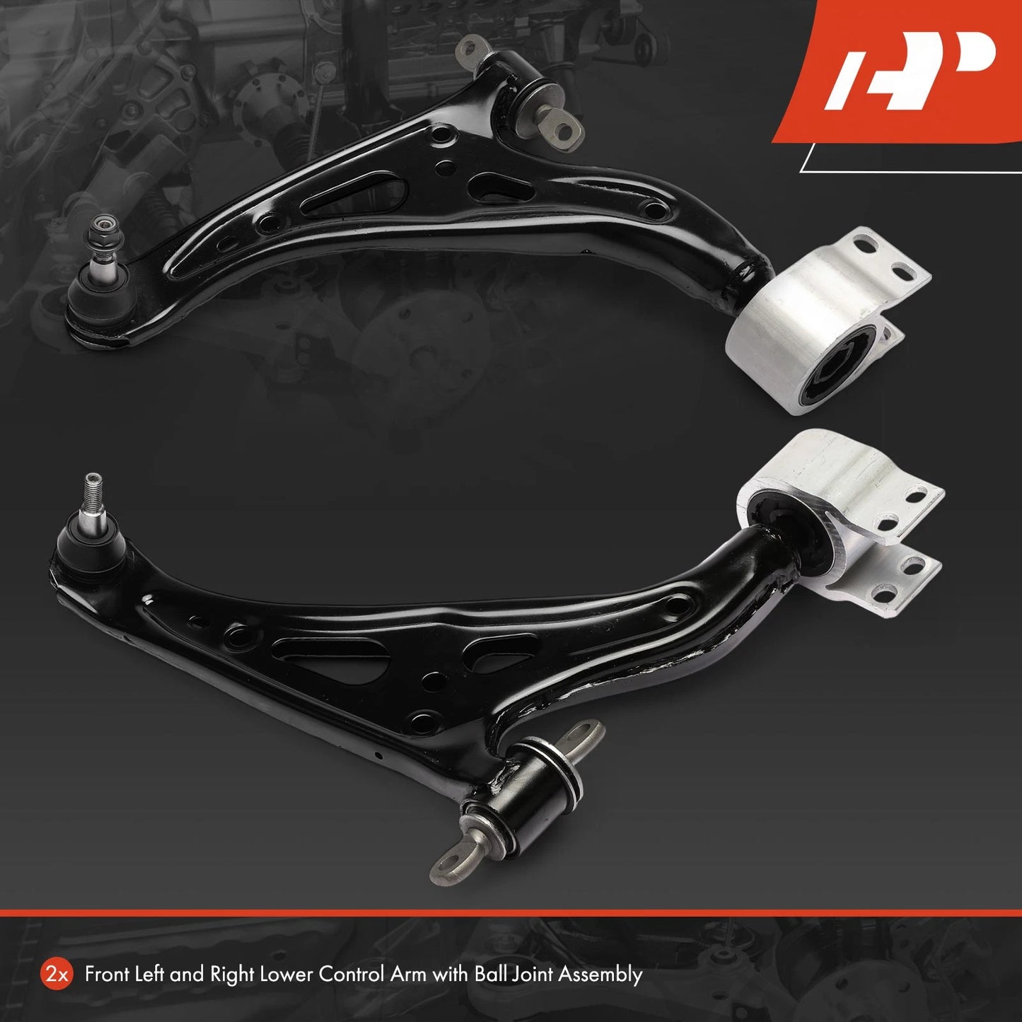 2X Front Lower Control Arm with Ball Joint for Buick Envision (2017–2020)