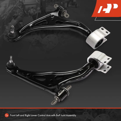 2X Front Lower Control Arm with Ball Joint for Buick Envision (2017–2020)