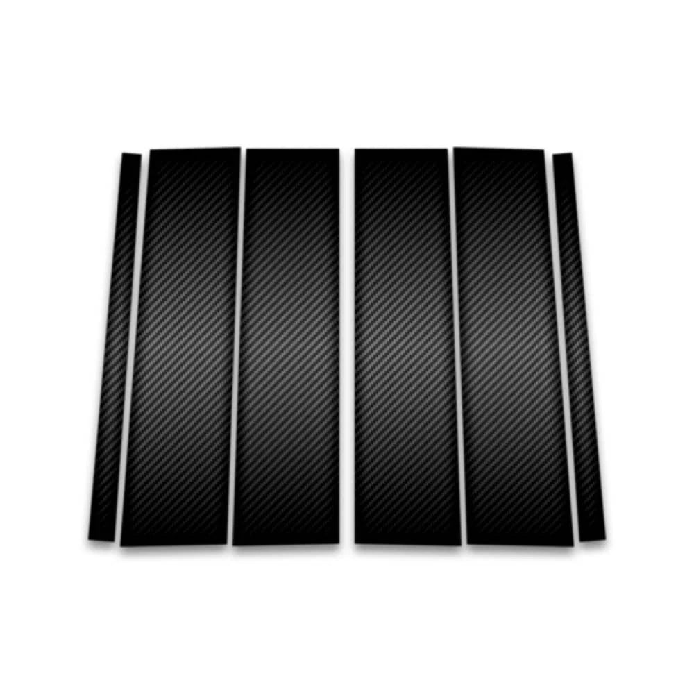 6pc Carbon Fiber Pillar Post Covers for 2018-2023 Lincoln Navigator