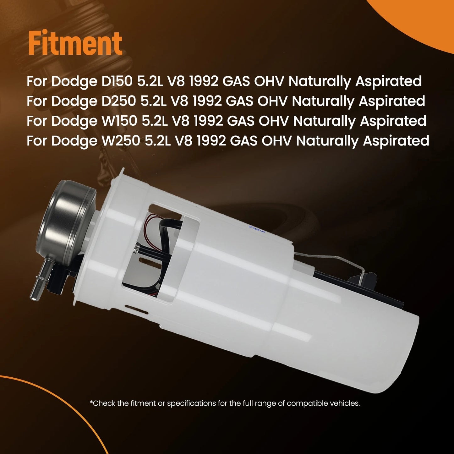 Electric Fuel Pump Module for 1995 Dodge Ram 1500-3500 (1995–1995)