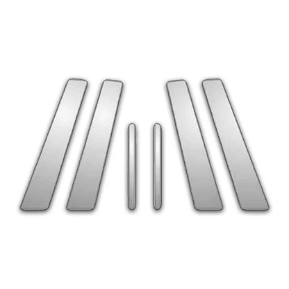 4Dr 6Pc Chrome Pillar Post Covers for 04-08 Mazda 3 I - P4151