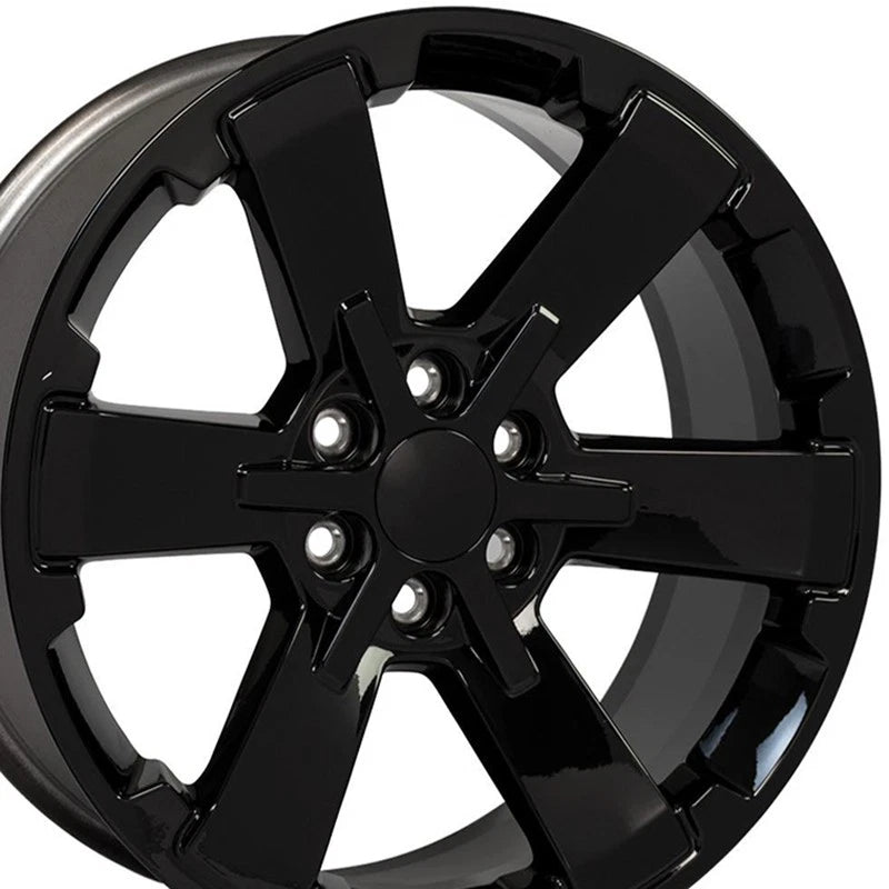 22" Gloss Black Wheel for 1992-1994 Chevy Blazer - RVO1605 - RVO1605