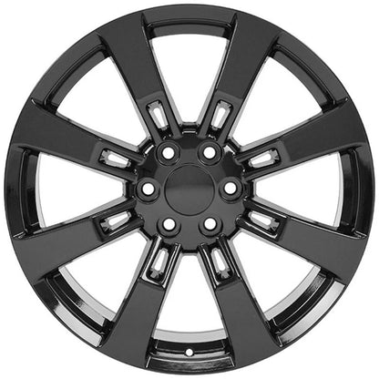 22 Inch Gloss Black Wheel for 1992–1994 Chevy Blazer