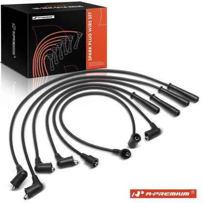 6X Spark Plug Wire Set for Chevy Metro GMC Tracker Isuzu Mazda Mercury (1998–2001)