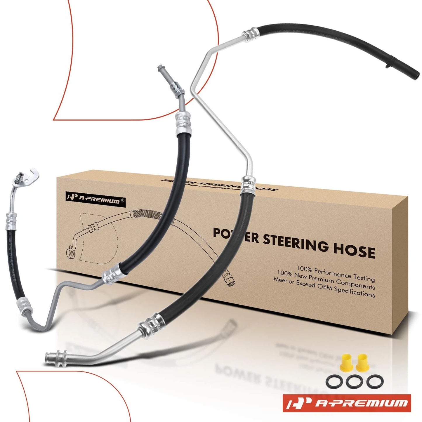 2X Power Steering Pressure & Return Line Hose for GMC Canyon (2015–2022)