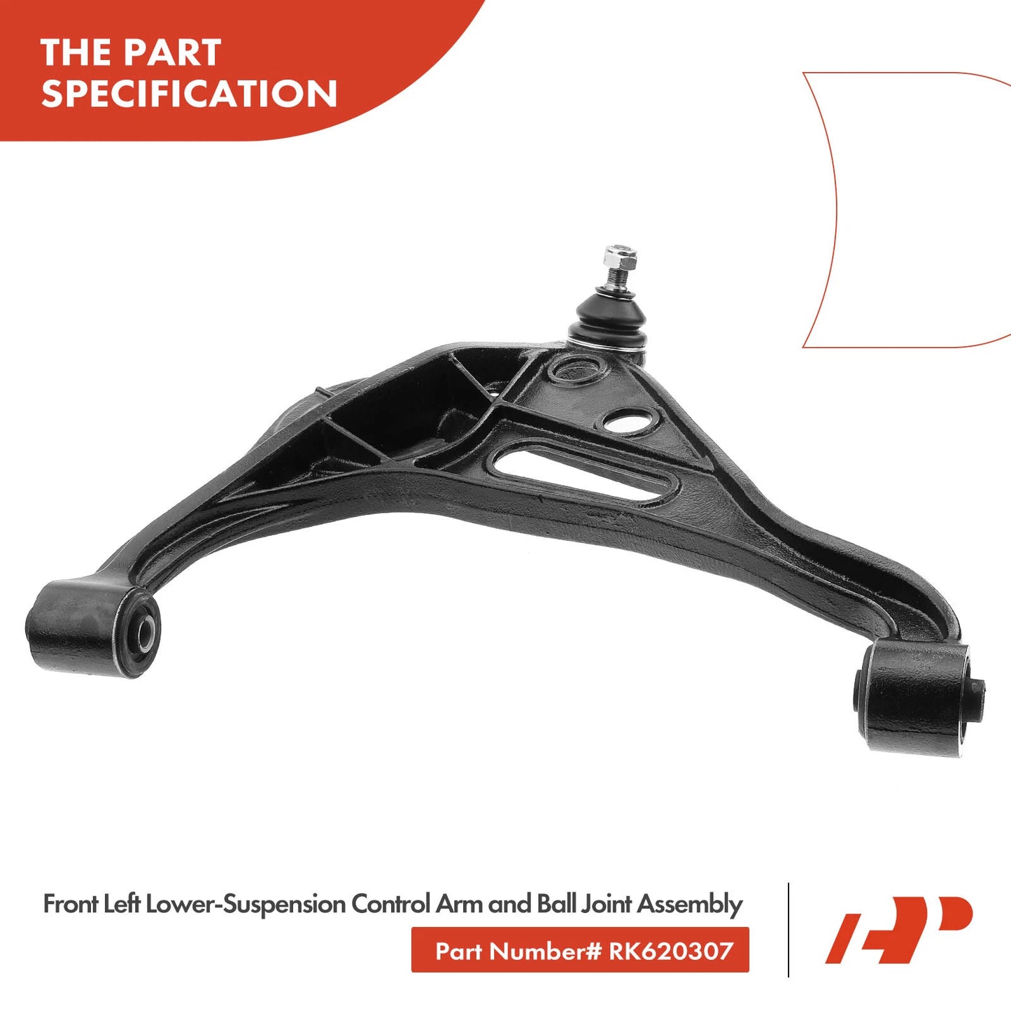 2X Front Lower Control Arm & Ball Joint for Chevy Tracker (1999–2004)