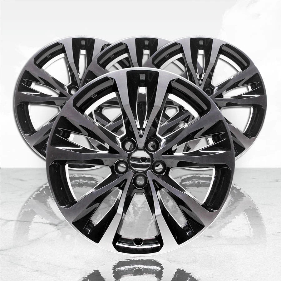 17 Inch Alloy Wheel Machined Black Pockets by JTE for 2017–2018 Toyota Corolla