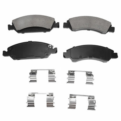 8x Ceramic Brake Pads for Chevy Silverado GMC Sierra (2004–2013)