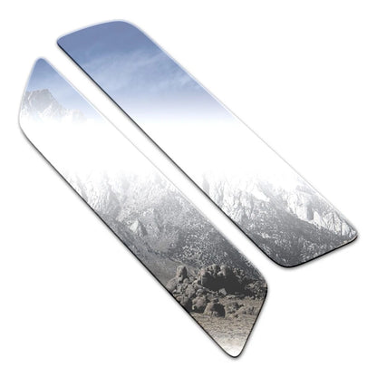 2p Luxury FX Chrome Front Vent Cover (Adh.Prmtr) for 2010-2015 Chevy Equinox