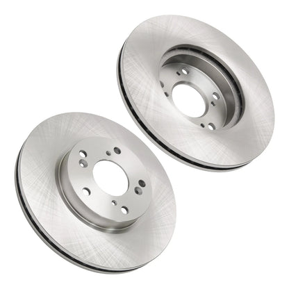 2PC Front Vented Disc Brake Rotors for Honda Accord 2.4L (2014–2016)
