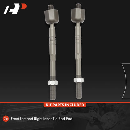 2X Front Inner Tie Rod End for Buick Envision (2016–2020)