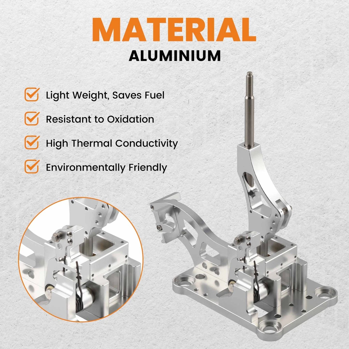 Aluminum Shifter Box Kit for Honda Civic EM2/ES (2001–2005) Manual Trans