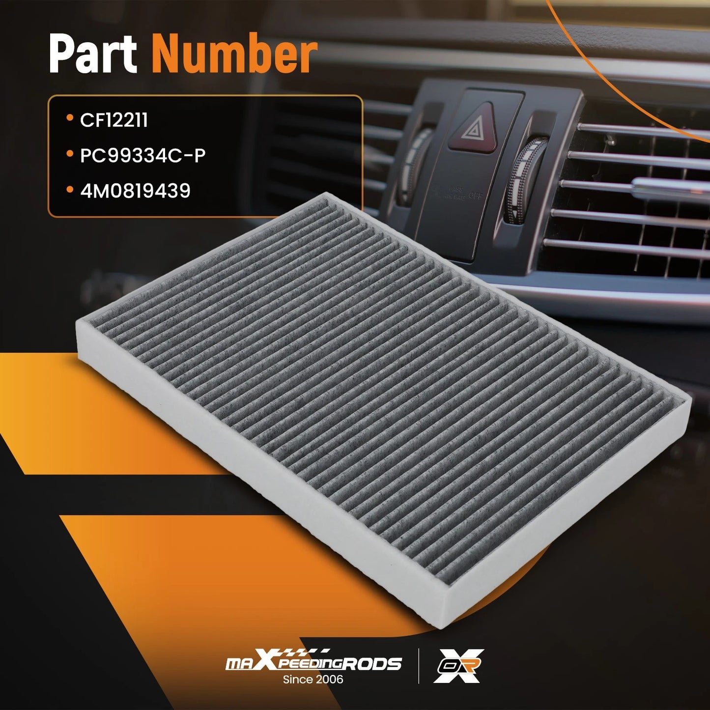Cabin Air Filter for Audi Q7/Q8/SQ7/SQ8 (2017–2023) 4M0819439