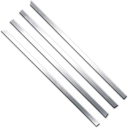 4pc Luxury FX Polished Rocker Panel Trim Lower Kit for 20-22 Cadillac CT4 2.2-3"