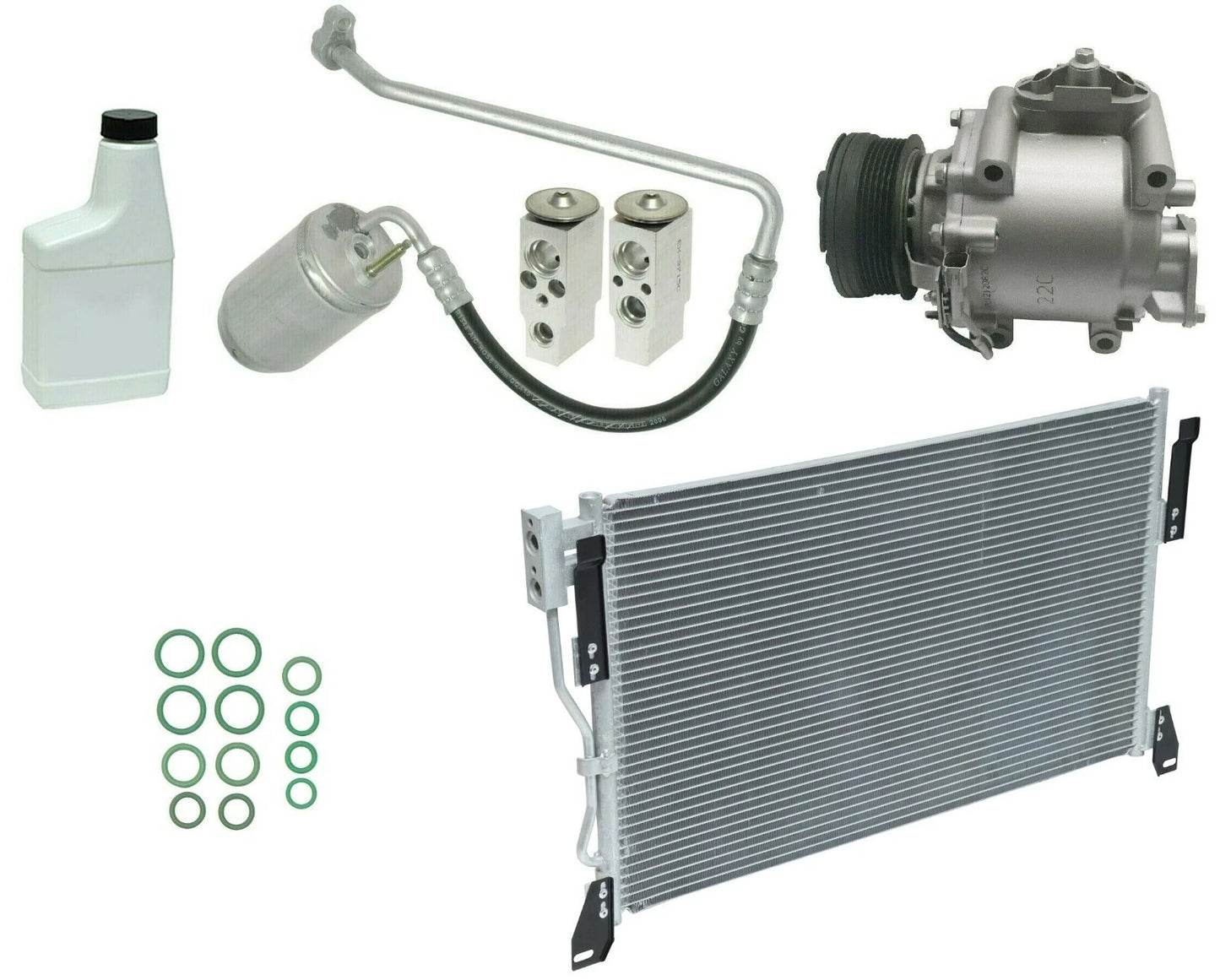 AC Compressor Kit With Condenser for Volkswagen Touareg (2011–2018)
