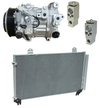 AC Compressor Kit With Condenser Replacement for Toyota Sienna (2019–2019)