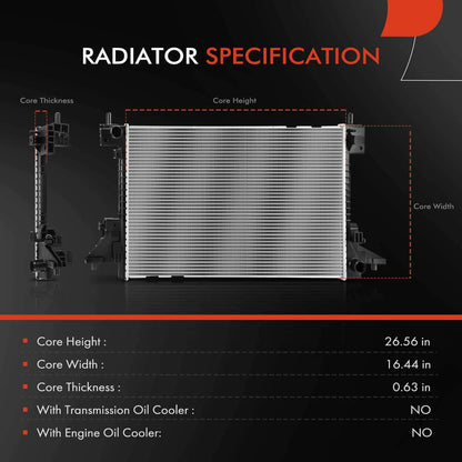 Aluminum Radiator for Chevrolet Volt (2011–2015)