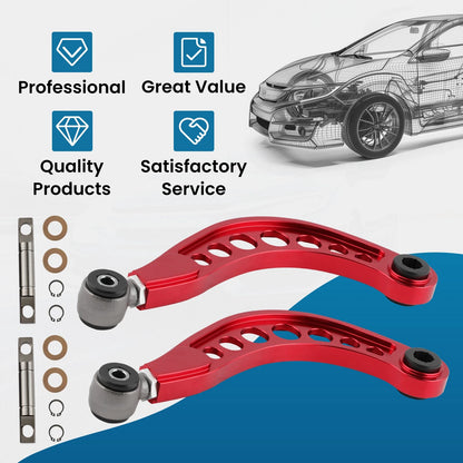 Aluminium Rear Adjustable Upper Camber Arm Kit for Honda Civic (2006–2015)