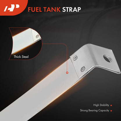 2X Steel Fuel Tank Straps for Chevrolet G10 G20 (1977–1995)