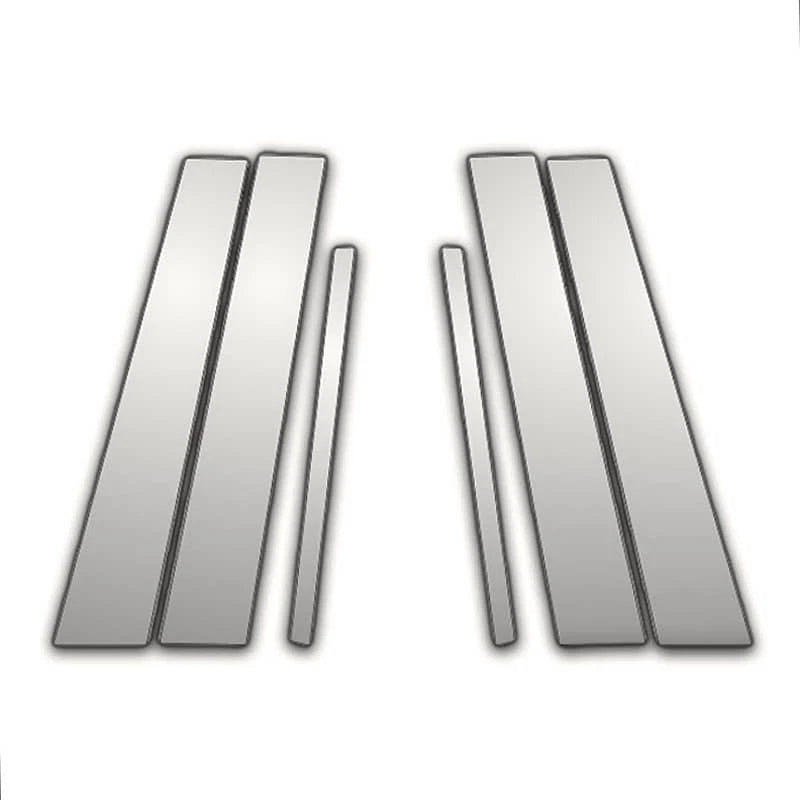 6Pc Chrome Pillar Post Covers Replacement for Infiniti G35 (2003–2006)