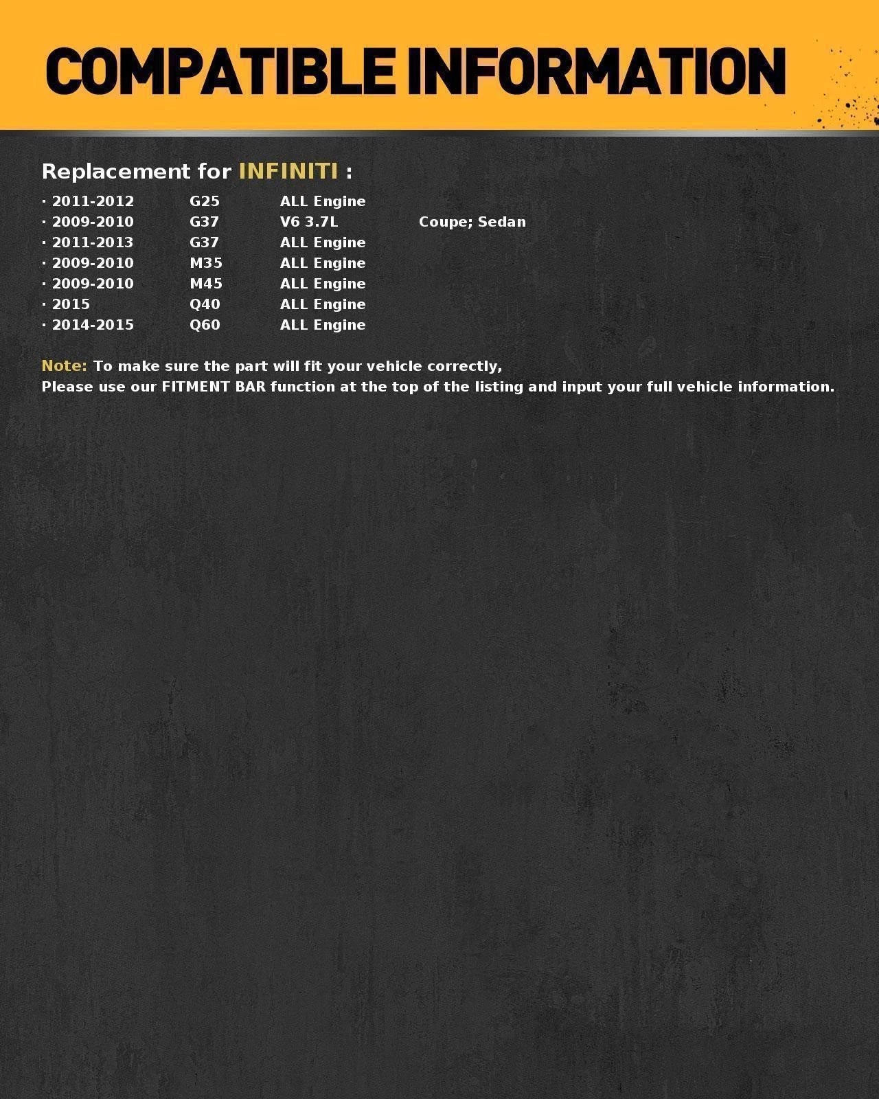 Fuel Pump Assembly for INFINITI G37 G25 (2009–2013)