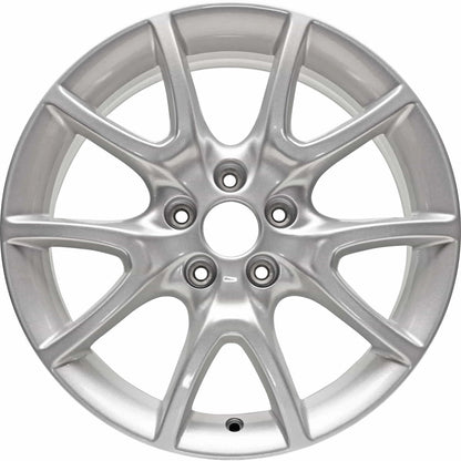 17 x 7.5 Painted Silver Alloy Wheel - Upgrade Your Auto VIA-ALY02445U20N