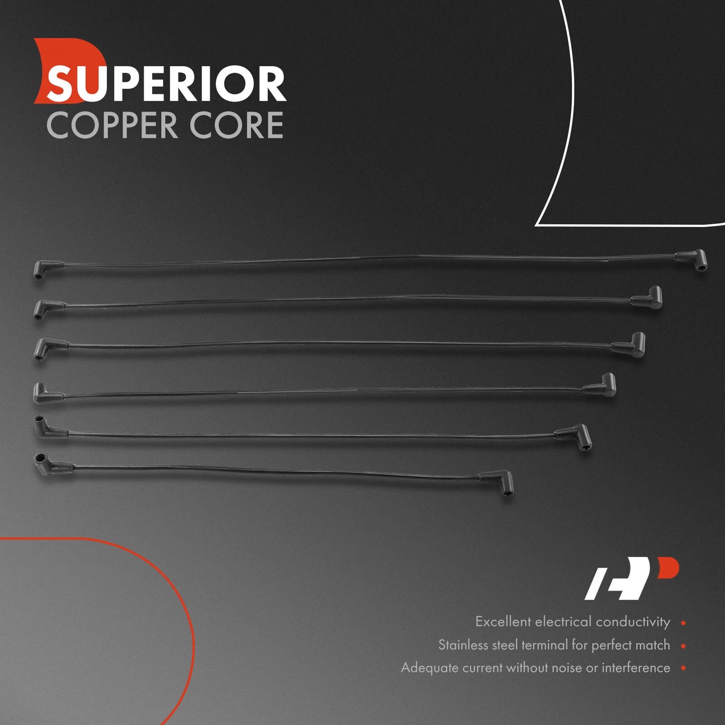 6x Spark Plug Wire Set for Chevy Camaro Pontiac Firebird (1995–1999)